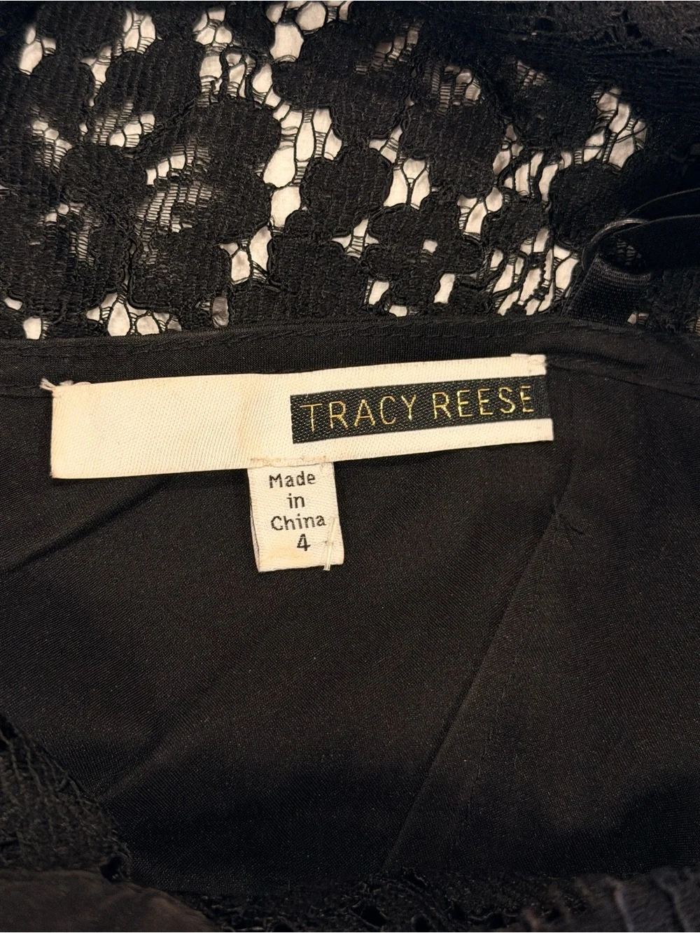 Tracy Reese black lace